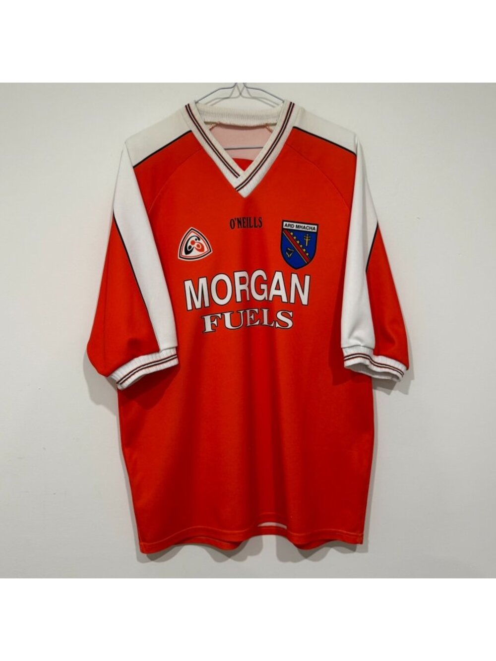 Vintage 2001-2002 O'Neills Armagh GAA Gaelic Home Football Jersey Size L Ireland